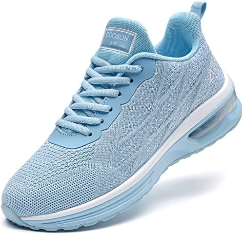GOOBON Hava Ayakkabı Kadınlar için Tenis Spor Atletik Egzersiz Spor Koşu Sneakers (Boyut 5.5-10)