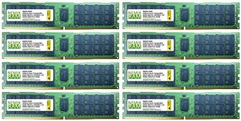 512 GB Kiti (8x64 GB) DDR4-2400 PC4-19200 ECC Yük Azaltılmış Bellek için ASRock Raf ROMED8-2T AMD EPYC Kurulu tarafından NEMİX