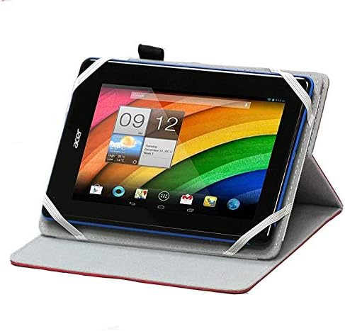 Navitech Mor Deri Tablet Kılıfı - TECLAST M40Pro Tablet 10.1 İnç ile uyumlu
