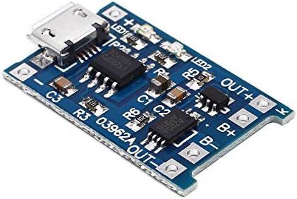 Songhe TP4056 Şarj Kurulu Modülü Mikro USB 5 V 1A 18650 Li-Ion Lityum Pil Şarj Modülü Koruma Çift Fonksiyonları ile (10 ADET)
