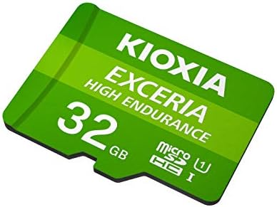 Kıoxıa 32 GB microSD Excerıa Yüksek Dayanıklılık Flash Bellek Kartı U1 V30 C10 A1 Okuma 100 MB/s Yazma 30 MB / s LMHE1G032GG2