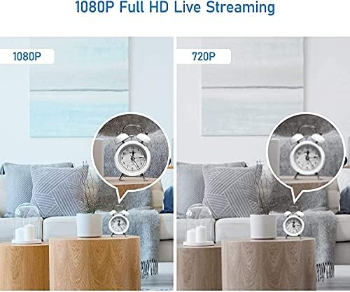 Laview Güvenlik Kamerası HD 1080P(2 Paket), Bebek Monitörü Hareket Algılama, İki Yönlü Ses, Gece Görüşü,Bebek/evcil hayvan için