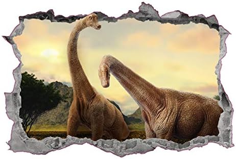 Dinozorlar Duvar Çıkartması Sanat Çökerttiğini 3D Grafik Jurassic Dünya Duvar Sticker Duvar Posteri Çocuk Odası Dekor Hediye