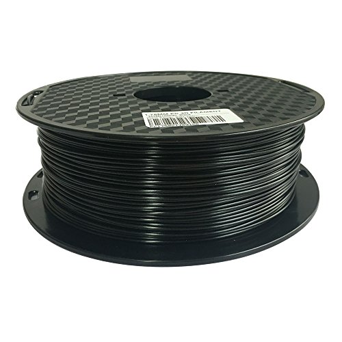 Siyah PC Filament 1.75 mm 3D Yazıcı Filament 1 KG Biriktirme 2.2 LBS Boyutsal Doğruluk + / -0.05 mm 3D Baskı Polikarbonat Malzeme
