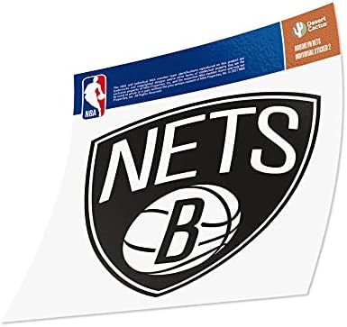 Brooklyn Nets NBA resmi lisanslı etiket vinil çıkartma Dizüstü su şişesi araba karalama defteri (Bireysel 2)