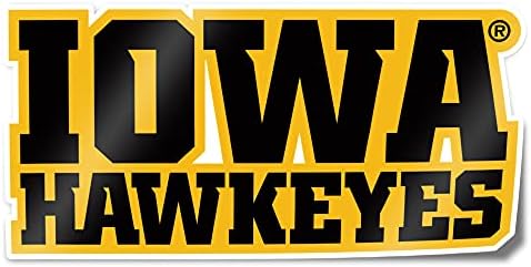 Iowa Üniversitesi Hawkeyes Vinil Çıkartması Dizüstü Su Şişesi Araba Karalama Defteri (Sticker-7)