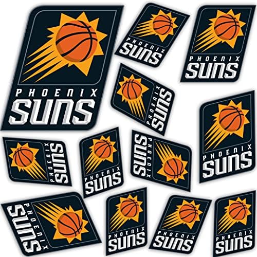 Çöl Kaktüs Phoenix Suns NBA Resmi Lisanslı Sticker Vinil Çıkartması Dizüstü Su Şişesi Araba Karalama Defteri (Tip 3 Küresel),