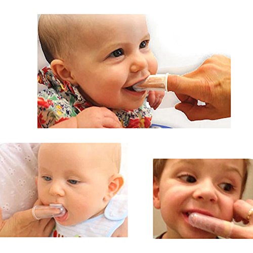 3 Set Yumuşak Bebek Diş Fırçası Bebek Eğitim Diş Fırçası Temizleme Ağız Boşluğu
