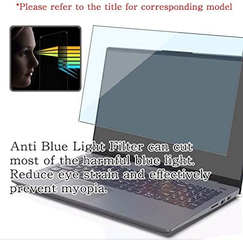 Puccy Anti Mavi ışık Temperli Cam Ekran Koruyucu Film, HP Laptop ile uyumlu 17g-cr3000 17g-cr 17.3 (Aktif Alan Kapak Sadece)