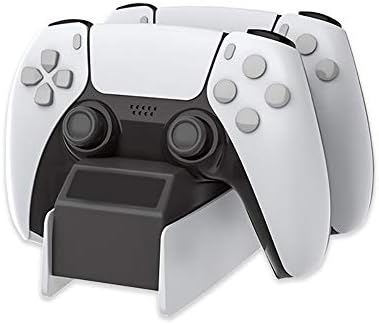 PS5 için Çift Şarjlı Şarj Kontrol Cihazı Şarj Cihazı Çift Şarjlı Oyun Denetleyicisi Şarj Cihazı USB