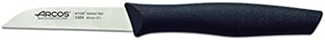 Arcos 188401 Serisi nova-Soyma Bıçağı-Bıçak Nitrum Paslanmaz Çelik 80 mm (3,15 İnç) - Saplı Polipropilen Siyah Renk