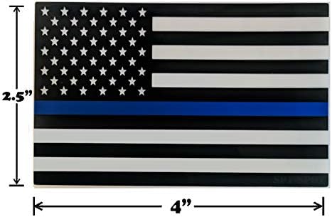 Ince Mavi Çizgi Siyah Beyaz ve Mavi Bayrak Çıkartması Araba Çıkartmaları Amerikan Bayrağı Destek Polis ve Kolluk UV Dayanıklı