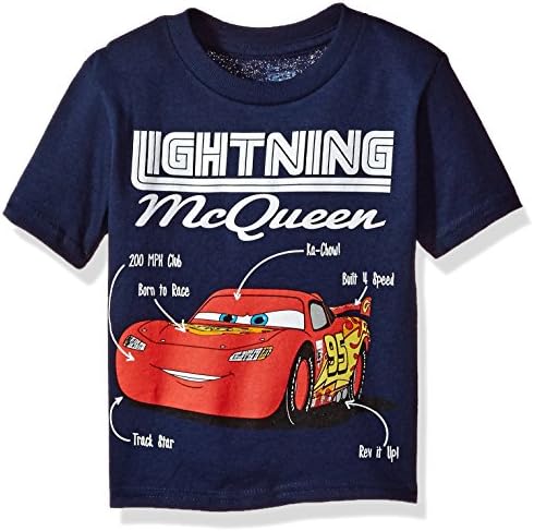 Disney yürümeye başlayan çocuk Boys ' Yıldırım Mcqueen kısa kollu T-Shirt