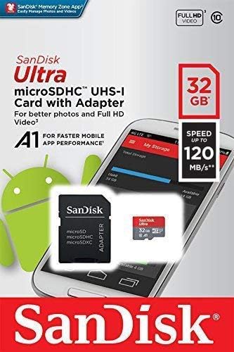 Ultra 32 GB microSDHC için Çalışır NOA N1 Artı SanFlash ve SanDisk tarafından Doğrulanmış (A1/C10/U1/8 k / 120MBs)