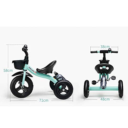 Çocuk Trikes pedallı arabalar Trike Çocuklar için 3-6 Yaşındaki Erkek Kız Kaymaz Pedal Yürümeye Başlayan Scooter Pushchairs,