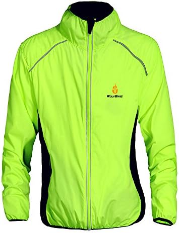 WOLFBIKE Bisiklet Ceket Jersey Yelek rüzgar ceketi Rüzgarlık Ceket Açık Spor Giyim