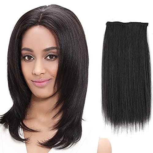 10 inç Kalın Hairpieces Ekleyerek Ekstra Saç Hacmi klipsli postiş Saç Topper İnceltme Saç Kadınlar için (10, Açık Kahverengi)