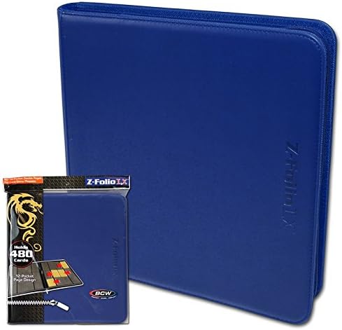 12-Pocket Z-Folio LX Ticari Kart Albümleri, Mavi