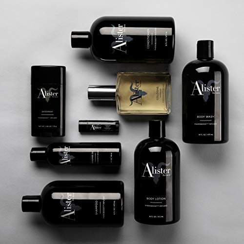Alister For Men Saç Kremi Nemlendirici + Yeşil Çay, Papatya, Okaliptüs + Nane ile Aşılanmış Yatıştırıcı Feroboost - Vegan, Zulüm