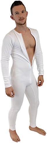 NDS Aşınma Birliği Takım Elbise Pijama, Erkek Streç Termal Pamuk Seksi Unionsuit, rahat ve Şık