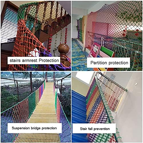AWSAD Oyun Alanı Naylon Halat Çocuk Güvenlik Ağı Açık Balkon Bahçe Çit koruma Ağı Salıncak Seti Kamyon Kargo Römorku Netleştirme
