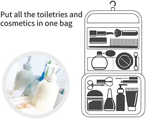 Makyaj çantası Organizatör Seyahat Kozmetik Çantası ile 3 Bölmeleri Tuvalet Organizatör Tam Ölçekli Konteyner için Kozmetik Makyaj
