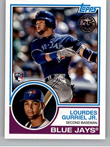 2018 Topps Güncelleme 1983 Topps 35th 83-17 Lourdes Gurriel Jr. Toronto Mavi Jays RC Çaylak MLB Beyzbol Ticaret Kartı