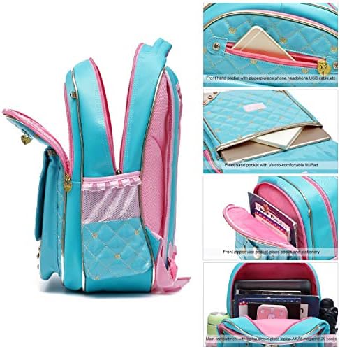 Kızlar için sırt çantası, su geçirmez Çocuk sırt çantaları okul çantası Yürümeye Başlayan Okul Çantalarını Sevimli Seyahat Sırt