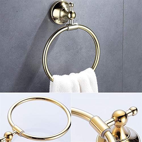 SHANG-JUN Manyetik Kanca Antika Altın Altın Tuvalet Banyo Aksesuarları Seti, Altı Parçalı Set Manyetik buzdolabı kancaları