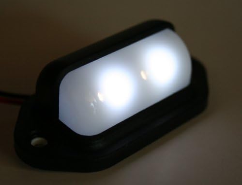 LED kolaylık nezaket ışık-Beyaz LED-Su geçirmez, Kompakt 24 Volt DC fikstür Kamyon, Oto, RV, uçak aydınlatma