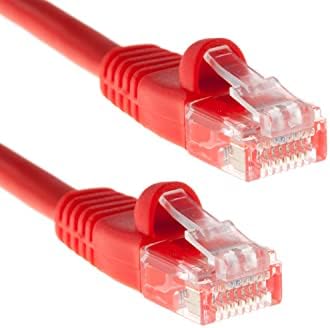 CablesAndKits-Cat5e Ethernet Kablosu, Önyükleme, Ceket: PVC (cm), 25 ft, Siyah, Saf Bakır, RJ45 Bilgisayar ve Ağ Bağlantı Kablosu