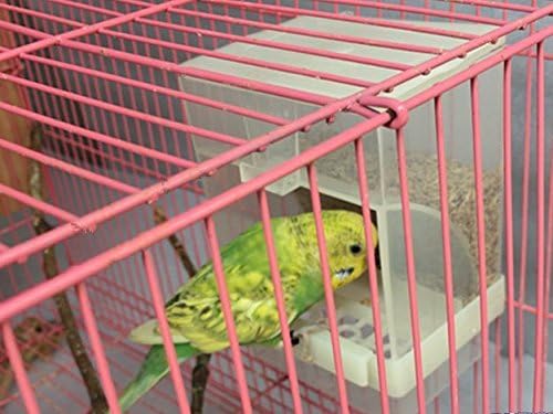 Hypeety Otomatik Kuş Besleyici Hiçbir Karışıklık Pet Besleyici Tohum Gıda Konteyner Levrek Kafes Aksesuarları Budgerigar ıçin