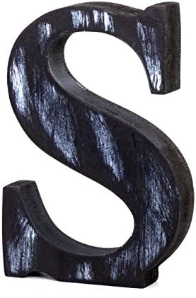 Shabby Chic Vintage Büyük 15 cm ve 11 cm Ahşap Harfler El Bitmiş Alfabeler Serbest Duran Veya Duvara Monte Dekor Düğünler için