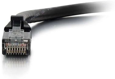C2G / Cables To Go 27153 Cat6 Kablo-Takılmayan Korumasız Ethernet Ağ Yama Kablosu, Siyah (10 Fit, 3,04 Metre)