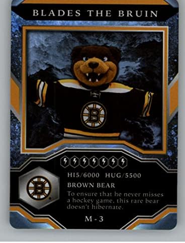 2021-22 Üst Güverte MVP Maskot Oyun Kartları M-3 Bıçakları Bruin Boston Bruins Resmi NHL Hokeyi Kartı Ham (NM veya Daha İyi)