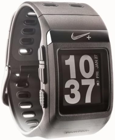 Nike + SportWatch GPS TomTom tarafından desteklenmektedir (Siyah)