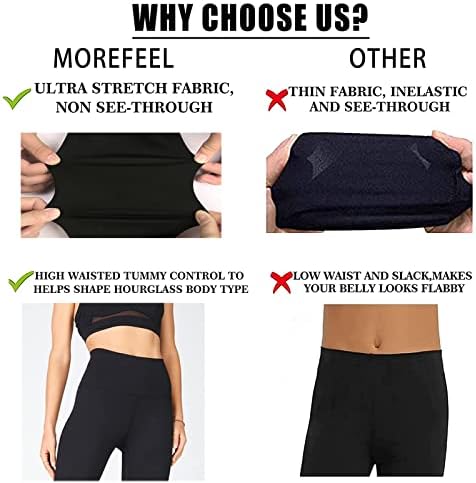 Kadınlar için Tereyağlı Yumuşak Tozluk-Yüksek Belli Karın Kontrolü Egzersiz, Koşu, Hediyeler için Transparan Rahat Yoga Pantolonu