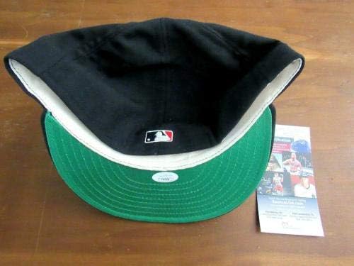 Mel Allen Yankees'in Sesi Hof İmzalı Otomatik Pro Alan 5950 Yeni Dönem Kap Şapka Jsa İmzalı Şapkalar