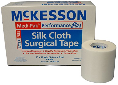 McKesson 16-47120 Medi-Pak Performansı Artı İpek Kumaş Cerrahi Bant, 2 Genişlik, 10 yd. Uzunluk, 2 Genişlik, 360 Uzunluk (72'li