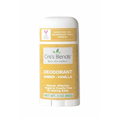 Cris'in Karışımları Doğal Deodorant (Amber Vanilya)