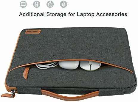 LONMEN 14 İnç Laptop Kol Çantası Notebook Çantası Su-Dayanıklı Çanta ile Uyumlu 14 Lenovo Chromebook S330/ThinkPad A485 T480s/HP