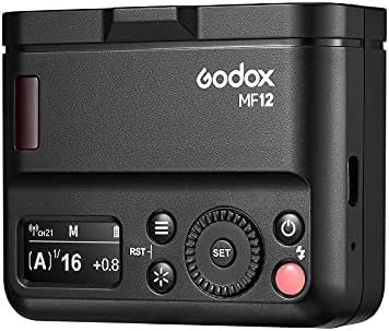 Godox MF12 Makro Flaş 2 ADET Kiti,2.4 G Kablosuz Kontrol,TTL/M Modu,Lityum Pil,Kapalı Kamera TTL Flaş,MF-AR Montaj Halkası +