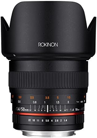 Canon EF Dijital SLR için Rokinon 50mm F1.4 Lens