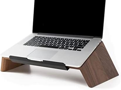 Oakywood Laptop Standı-Ahşap Ergonomik MacBook Yükseltici, Masa Bilgisayar Ev Ofis Standı-Premium Masif Ahşap Masa Aksesuarları
