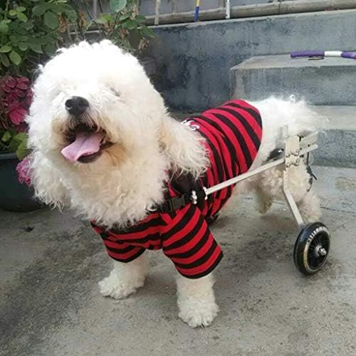 HXFAFA Pet/Kedi Köpek Tekerlekli Sandalye Ayarlanabilir Engelli Köpek Destekli Yürüyüş Arka Bacak Rehabilitasyon Engelli Köpek