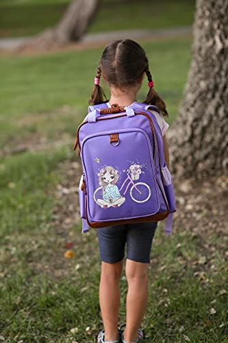 Kızlar sırt çantası 15 / pembe çocuk okul kitap çantası anaokulu veya ilköğretim için.