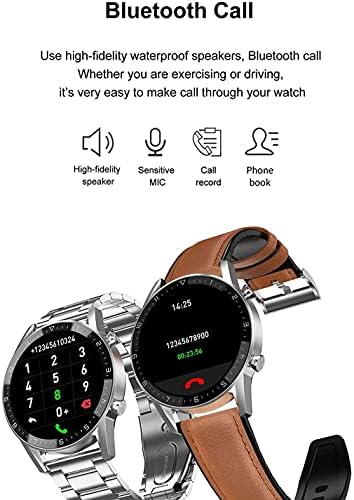 Erkekler için Akıllı Saatler, 1.3 Tam Dokunmatik Ekran, IP68 Su Geçirmez Pedometre, Gelişmiş Sağlık İzleme, Android Telefonlar