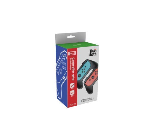 İki nokta - Jon-Con Nintendo Switch için Denetleyici Kulpları-Siyah (PS4)