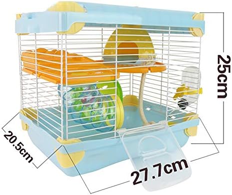 JW-YZWJ Kobay Yuvası, Zıt Kobay Kafesi, Kobaylar,Hamsterler ve Diğer Küçük Hayvanlar için iki Katmanlı Küçük Hayvanlar Kafesi,