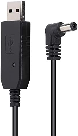 PUSOKEİ Iki Yönlü Telsiz USB şarj aleti (9-10.8 V) trafo Kablosu için Baofeng UV-5R UV-82 BF-F8HP UV-82HP UV-9R Artı
